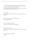 FMST 316 &ndash; Final Exam &vert; UPDATED Questions with 100&percnt; Correct Answers&NewLine;