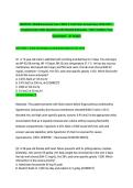  NUR2392&colon; Multidimensional Care II MDC 2 Final Exam Actual Exam 2026&sol;2027 &ndash; Complete Exam-Style Questions with Detailed Rationales &vert; 100&percnt; Verified &vert; Pass Guaranteed &ndash; A&plus; Graded