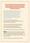 NUR 303&colon; MIDTERM STUDY GUIDE NEWEST 2026 &NewLine;ACTUAL EXAM 200 QUESTIONS WITH CORRECT &NewLine;DETAILED ANSWERS &lpar;VERIFIED ANSWERS&rpar; AND &NewLine;RATIONALES GRADED A&plus;  