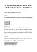 MS Bail Exam Question Bank &lpar;Latest 2026&sol;2027 Edition&rpar; &ndash; 100&percnt; Correct Questions&comma; Answers & Detailed Rationales