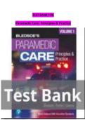 TEST BANK For Paramedic Care - Principles and Practice&comma; 6th Edition&comma; Volume 1 - 5 by Bledsoe&comma; Verified Chapters&comma; Complete Newest Version