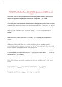 FOA CFOT Certification Exam v11 &vert; UPDATED Questions with 100&percnt; Correct&NewLine;Answers