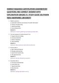 MARKET RESEARCH CERTIFICATION EXAMINATION &NewLine;QUESTIONS AND CORRECT ANSWER WITH &NewLine;EXPLANATION GRADED A&plus; STUDY GUIDE 