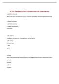 GC 120 - Final Exam &vert; UPDATED Questions with 100&percnt; Correct Answers &NewLine;