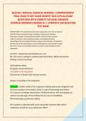 NUR 401&colon; MEDICAL-SURGICAL NURSING I COMPREHENSIVE &NewLine;FINAL EXAM STUDY GUIDE NEWEST 2026 ACTUAL EXAM &NewLine;QUESTIONS WITH CORRECT DETAILED ANSWERS  &NewLine;&lpar;VERIFIED ANSWERS&rpar; GRADED A&plus; &vert; COMPLETE 350-QUESTION &NewLine;TEST BANK