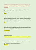 CLEST BASIC LAW ENFORCEMENT AUXILIARY EXAM STUDY GUIDE &NewLine;2026&sol;2027 ACCURATE QUESTIONS WITH CORRECT DETAILED &NewLine;ANSWERS