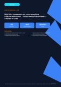 WGU D293 Assessment and Learning Analytics OA Exam Questions & Answers Verified Actual Exam 2026&sol;2027 &ndash; Complete Exam-Style Q&As &vert; 100&percnt; Certified Verified &ndash; Pass Guaranteed &ndash; A&plus; Graded