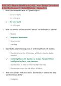 NUR 2474 Pharmacology for Professional Nursing Complete Bundle 2026 &vert; Exam 1&comma; Exam 2&comma; Module 8 Quiz&comma; Final Exam & Final Guide &vert; Most Tested Questions & Verified Answers &vert; Rasmussen University &vert; Graded A&plus;
