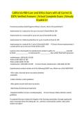 California RDH Law and Ethics Exam with all Correct & 100&percnt; Verified Answers &vert;Actual Complete Exam &vert;Already Graded A&plus;