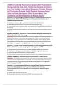 ATI260 ATI Leadership Proctored Exam Updated 2026 &vert; Comprehensive Nursing Leadership Study Guide&comma; Practice Exam Questions and Answers&comma; Exam Prep Test Bank&comma; Leadership and Management Principles&comma; Delegation and Prioritization Strategies&comma; Conflict Resolution