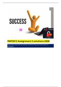 &NewLine;MAT2612 ASSIGNMENT 2 SOLUTIONS 2026
