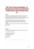 PECT PreK-4 Practice Test Modules 1-3 Comprehensive Practice Exam Questions & Verified Answers&period;