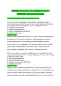  NUR2058&colon; Dimensions of Nursing Practice Exam 2 Actual Exam 2026&sol;2027 &ndash; Complete Exam-Style Questions with Detailed Rationales &vert; 100&percnt; Verified &vert; Pass Guaranteed &ndash; A&plus; Graded
