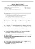 NURS 6521 ADVANCED PHARMACOLOGY 2026 COMPLETE EXAM QUESTIONS AND ANSWERS 100&percnt; VERIFIED A&plus; GRADE ASSURED&excl;&excl;&excl;&excl;&excl;NEW LATEST UPDATE&excl;&excl;&excl;&excl;