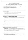 NURS 6521 ADVANCED PHARMACOLOGY 2026 COMPLETE EXAM QUESTIONS AND ANSWERS 100&percnt; VERIFIED A&plus; GRADE ASSURED&excl;&excl;&excl;&excl;&excl;NEW LATEST UPDATE&excl;&excl;&excl;&excl;&excl;