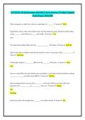 UFT IICRC &lpar;Online Upholstery and Fabric Cleaning&rpar; Questions And Answers & UFT IICRC EXAM Questions with 100&percnt; Correct Answers &vert; Verified &vert; Updated &lpar;Actual Exam&rpar; 2025&sol;2026