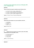SCI 220 Week 10 Quiz &vert; Full Questions and Answers &vert; 2026 Update &vert; 100&percnt; Correct - Nightingale College&period;
