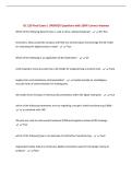 GC 120 Final Exam &vert; UPDATED Questions with 100&percnt; Correct Answers &NewLine;