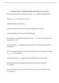 GC 120 Final Exam &vert; UPDATED Questions with 100&percnt; Correct Answers &NewLine;