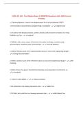 NCSU GC 120 - Final Review Exam &vert; UPDATED Questions with 100&percnt; Correct&NewLine;Answers 