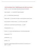 NCSU GC 120 Midterm Exam &vert; UPDATED Questions with 100&percnt; Correct Answers &NewLine;
