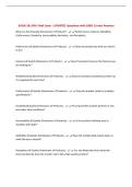 BUNDLE FOR GSCM 201 EXAMS with UPDATED Questions AND 100&percnt; Correct Answers