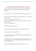 BUNDLE FOR HCD 303 EXAMS  UPDATED Questions with COMPLETE Solutions 