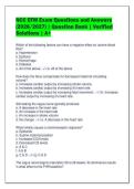 NCC EFM Exam Questions and Answers&NewLine;&lpar;2026&sol;2027&rpar; &vert; Question Bank &vert; Verified&NewLine;Solutions &vert; A&plus;