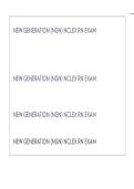 NEW GENERATION &lpar;NGN&rpar; NCLEX RN EXAMQUESTION S AND CORRECT ASNSWERS&period;pdf