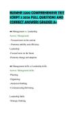 BUSMHR 3200 COMPREHENSIVE TEST &NewLine;SCRIPT 3 2026 FULL QUESTIONS AND &NewLine;CORRECT ANSWERS GRADED A&plus; 