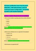 3CX Basic Certification Exam Prep Document &NewLine;2026&sol;2027 &vert; PBX Administration&comma; VoIP&comma; SIP &NewLine;Trunking & System Configuration &vert; 30 Verified &NewLine;Questions with Detailed Rationales 