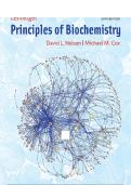 Lehninger Principles of Biochemistry 8th Edition by David L&period; Nelson &ndash; Test Bank Practice Questions and Answers