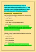 API 653 Aboveground Storage Tank Inspector &NewLine;Certification Exam Prep Document 2026&sol;2027 &vert; Tank &NewLine;Inspection&comma; Integrity Management & Industry Codes &vert; &NewLine;100 Verified Questions with Detailed Rationales 