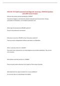 HNG 545- PSY health assessment and diagnostic reasoning &vert; UPDATED Questions with 100&percnt; Correct Answers