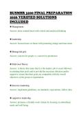 BUSMHR 3200 FINAL PREPARATION &NewLine;2026 VERIFIED SOLUTIONS &NewLine;INCLUDED