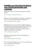 BUSMHR 3200 PRACTICE MATERIAL &NewLine;2026 TESTED QUESTIONS AND &NewLine;ANSWERS