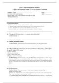 AANP AGNP CERTIFICATION 2026 COMPLETE EXAM QUESTIONS AND ANSWERS 100&percnt; VERIFIED A&plus; GRADE SOLUTION &excl;&excl;&excl;&excl;&excl;NE LATEST UPDATE&excl;&excl;&excl;&excl;&excl;
