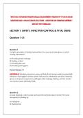 WGU D453 Advanced Nursing Skills Exam Newest Version UP-TO-DATE EXAM&NewLine;QUESTIONS AND 100&percnt; ACCURATE SOLUTIONS &vert; Question And VERIFIED ANSWERS -&NewLine;INSTANT PDF DOWNLOAD&period; 