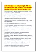 AAMI Principles of Embalming III PHT 414&NewLine;Exam Questions and Answers &lpar;2026&rpar; &vert; Real&NewLine;Practice Questions &vert; Verified Answers &vert; A&plus;