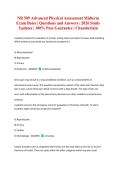 NR 509 Advanced Physical Assessment Midterm Exam Bates &vert; Questions and Answers &vert; 2026 Study Updates &vert; 100&percnt; Pass Guarantee &vert; Chamberlain