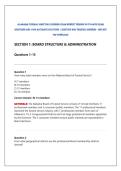 Alabama Funeral Director Licensing Exam Newest Version UP-TO-DATE EXAM&NewLine;QUESTIONS AND 100&percnt; ACCURATE SOLUTIONS &vert; Question And VERIFIED ANSWERS - INSTANT&NewLine;PDF DOWNLOAD 