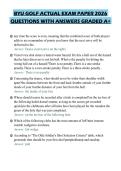 BYU GOLF ACTUAL EXAM PAPER 2026&NewLine;QUESTIONS WITH ANSWERS GRADED A&plus;