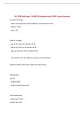 HSC 220 Final Exam &vert; UPDATED Questions with 100&percnt; Correct Answers&NewLine;