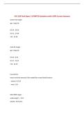 HSC 220 Final Exam &vert; UPDATED Questions with 100&percnt; Correct Answers&NewLine;