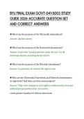 BYU FINAL EXAM GOVT-041-S003 STUDY &NewLine;GUIDE 2026 ACCURATE QUESTION SET &NewLine;AND CORRECT ANSWERS