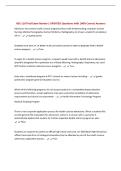 HSC-110 Final Exam Review &vert; UPDATED Questions with 100&percnt; Correct Answers&NewLine;