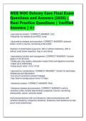 WEB WOC Ostomy Care Final Exam&NewLine;Questions and Answers &lpar;2026&rpar; &vert;&NewLine;Real Practice Questions &vert; Verified&NewLine;Answers &vert; A&plus;