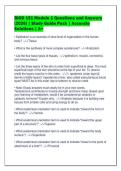 BIOD 151 Module 1 Questions and Answers&NewLine;&lpar;2026&rpar; &vert; Study Guide Pack &vert; Accurate&NewLine;Solutions &vert; A&plus;