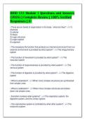 BIOD 151 Module 1 Questions and Answers&NewLine;&lpar;2026&rpar; &vert; Complete Review &vert; 100&percnt; Verified&NewLine;Responses &vert; A&plus;