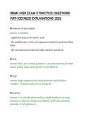 HRMN 3420 EXAM 2 PRACTICE QUESTIONS &NewLine;WITH DETAILED EXPLANATIONS 2026 